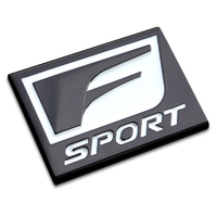 Эмблема F Sport темный хром