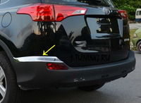 Хром накладки на задний бампер - уголки Toyota RAV4