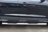 Пороги труба с накладкой Ford Kuga 2013- (d76)