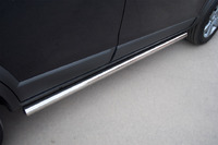Пороги труба на Chevrolet Captiva 2012 (d63) #3