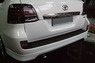 Стопы диодные на Toyota Land Cruiser 200 (стиль Lexus LX570) дымчатые + хром