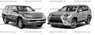 Рестайлинг обвес - комплект Lexus GX 460 из 2010 в 2019, 2020
