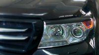 Реснички на фары Toyota Land Cruiser 200 2012+ (рестайлинг)