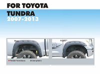 Фендера - расширители колесных арок Toyota Tundra 2007-2013
