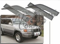  Ветровики - дефлекторы окон Toyota LAND Cruiser 80 1990-1998 (с молдингом)