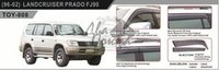  Ветровики - дефлекторы окон Toyota LAND Cruiser Prado 90 1996-2002 (TXR Тайвань)