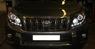 Фары (оптика) диодные Toyota Land Cruiser Prado 150 2014 + линза + ангельские глазки (черные) Тайвань