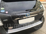 Накладка хром на задний бампер под эмблемой Toyota Prius A Alfa 2011-2017