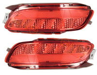 Дополнительные стопы в бампер (катафоты) Lexus RX330 / Toyota Harrier 2003-2008 диодные (красные)