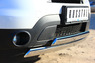 Защита переднего бампера - дуга овал Ford Explorer 2012 (d75*42/75*42)