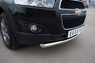 Защита переднего бампера - дуга Chevrolet Captiva 2012 (d63)