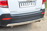Защита заднего бампера (дуга) Chevrolet Captiva 2013- (d75*42)