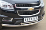 Защита переднего бампера - дуга Chevrolet Trailblazer 2013 (d76/42)