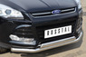 Защита переднего бампера - дуга Ford Kuga 2013- (d63/75*42)