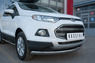 Защита переднего бампера - дуга Ford Ecosport 2014- (d75*42)