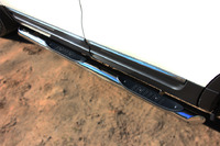 Пороги труба с накладками Ford Explorer 2012 (d76)