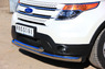 Защита переднего бампера - дуга Ford Explorer 2012 (d76/63)