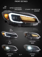 Фары тюнинг Subaru Impreza WRX VA/V10 Levorg 2014-2021 LED Vland (2)