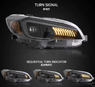 Фары тюнинг Subaru Impreza WRX VA/V10 Levorg 2014-2021 LED Vland (2)