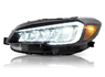 Фары тюнинг Subaru Impreza WRX VA/V10 Levorg 2014-2021 LED Vland