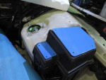 Накладки крышки предохранителей JZX100 (синие)