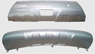 Накладки на бампера Nissan X-Trail T32 (2014-2017) перед + зад