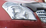 Хром накладки на фары Nissan Dualis / Qashqai Дуалис / Кашкай 2007-2012 J10