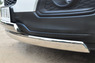 Защита переднего бампера (дуга) Chevrolet Captiva 2013- (75*42/75*42)