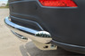 Защита заднего бампера (дуга) Chevrolet Captiva 2013- (d63/42) декор паз