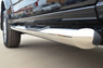Пороги труба с накладкой Chevrolet Trailblazer 2013 (d76)