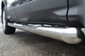 Пороги труба с накладкой Ford Kuga 2013- (d76)
