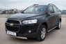 Защита переднего бампера - овал Chevrolet Captiva 2012 (75*42)