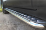 Пороги труба с листом Chevrolet Captiva 2013- (d42)