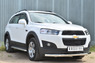 Защита переднего бампера (секции) Chevrolet Captiva 2013- (d63)