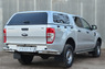 Защита заднего бампера - дуга (уголки) Ford Ranger 2012 (d63/63)