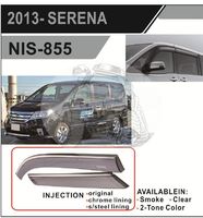 Ветровики - дефлекторы окон Nissan Serena #C26 13-16 (TXR Тайвань)