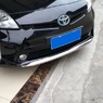 Накладка на низ переднего бампера хром Toyota Prius 30 2012+ ZVW30