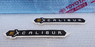 Надпись эмблема/шильдик Tyoota Land Cruiser 200 "Excalibur" (2шт)