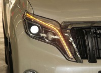 Фары оптика Toyota Land Cruiser Prado 150 дизайн Мерседес "Mercedes style"