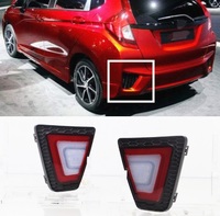 Стопы - фонари (катафоты) в задний бампер LED Honda FIT 2013+ (4 режима)