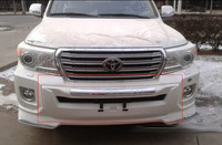Накладка Toyota Land Cruiser 200 2012г на передний бампер (под губу Urban Sport)