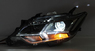 Тюнинг оптика - фары Lamborghini Style на Toyota Camry V50/V55 2015