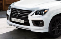 Губа передняя "Sport Luxury" Lexus LX 570 2014 (под покраску - PU)