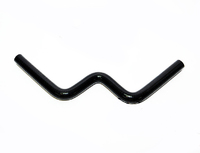 Патрубок водостойкий универсальный W-образный 20мм черный