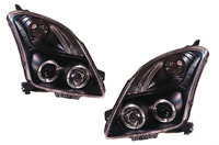 Фары (оптика) Suzuki Swift 2004-2010 линза (черные)