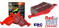 Колодки тормозные "EBC" Redstuff Ceramic (Subaru Impreza 02-08, WRX, Evo 5-8)