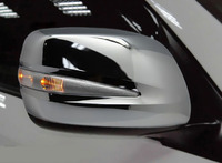 Корпуса зеркал Toyota Land Cruiser 200 / Lexus LX 570 хром (дизайн Lexus)