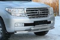 Защита заднего бампера - (дуга) Toyota Land Cruiser 200 #2