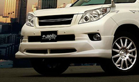 Накладка (губа) JAOS на передний бампер Toyota Land Cruiser Prado 150 2008-2011