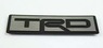 Шильд - эмблема алюминиевая на руль Toyota "Trd"